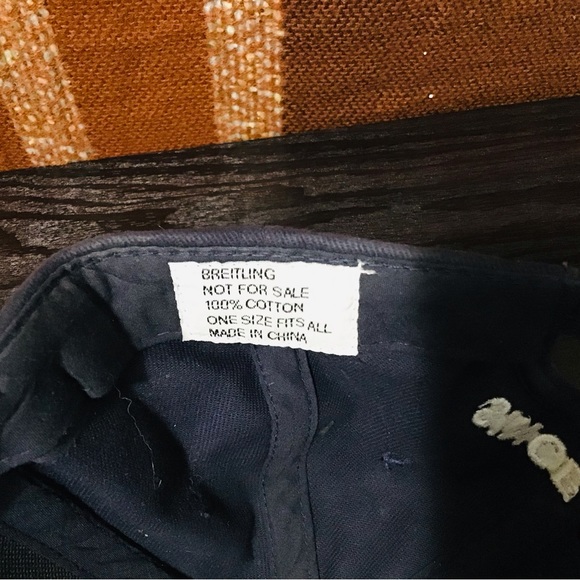 Breitling Watches Swiss Chronographs Since 1884 Adjustable Cap Hat - Picture 6 of 6